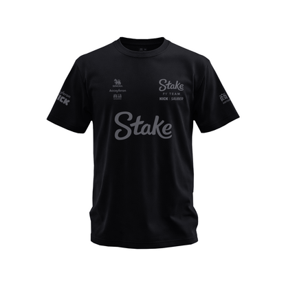 Camiseta 2026 Gabriel Bortoleto Stake ALL BLACK