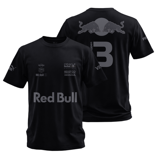 Camiseta 2026 Max Verstappen Red Bull ALL BLACK